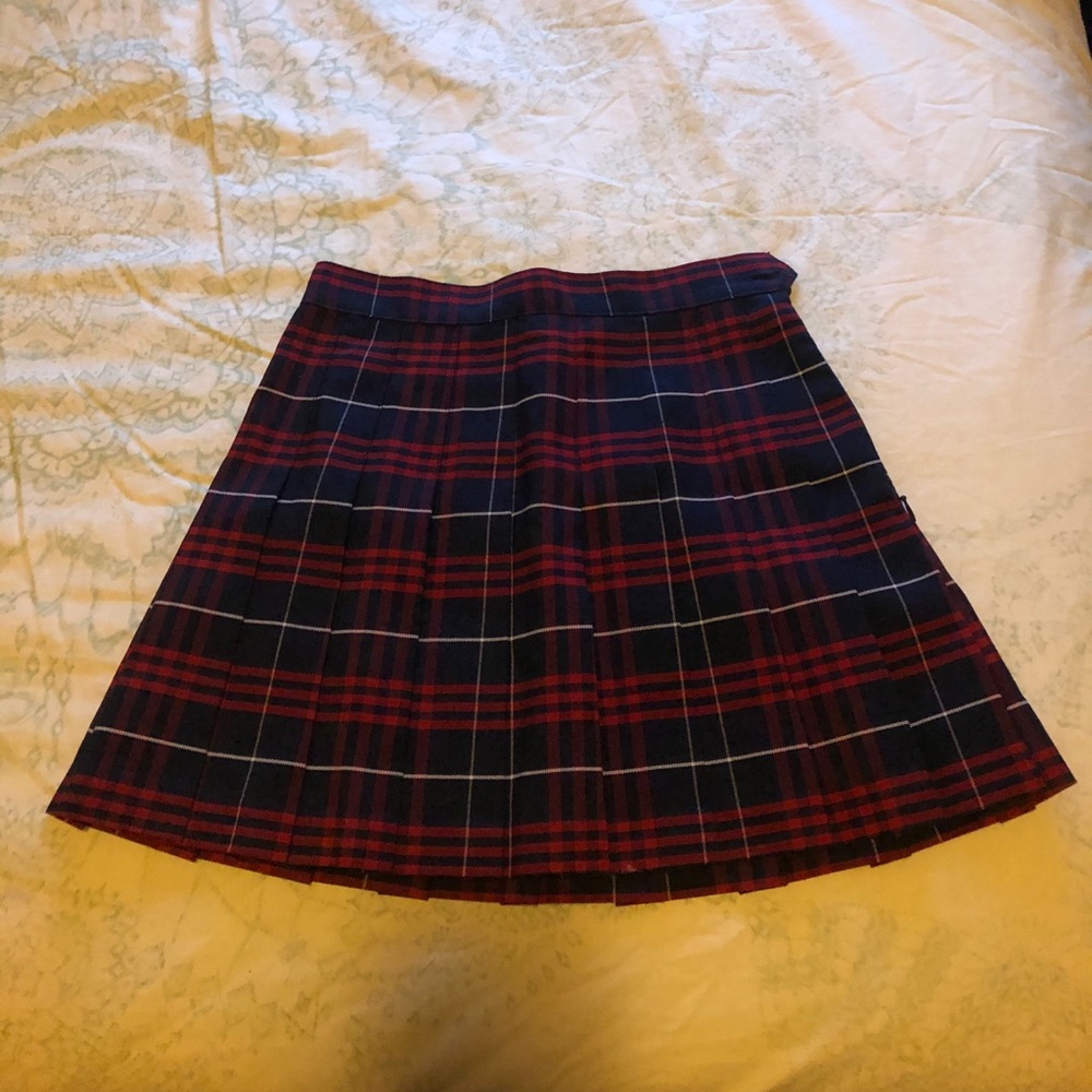American Apparel Plaid Tennis Skirt